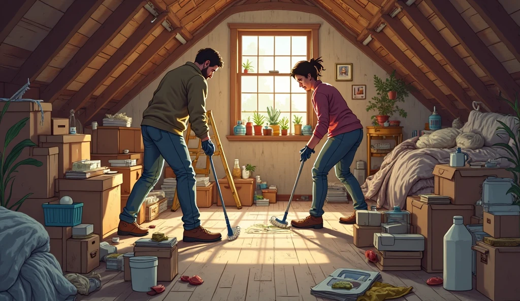 Attic and Crawl Space Cleaning