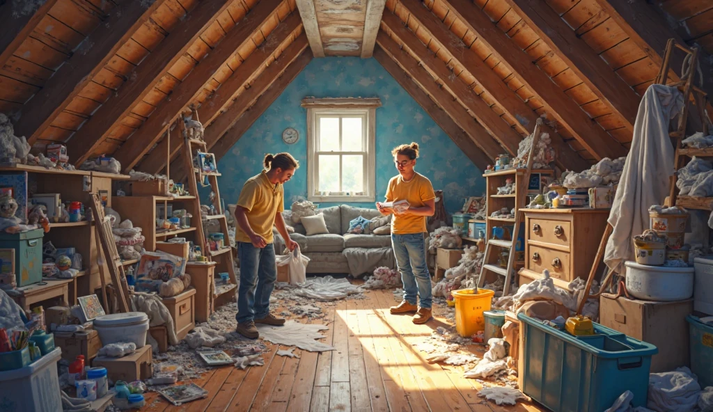 Attic and Crawl Space Cleaning
